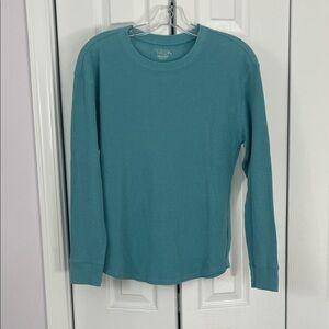 Time and Tru Teal Long Sleeve Top